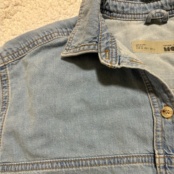 Topshop Moto Button Down - Picture 12 of 13